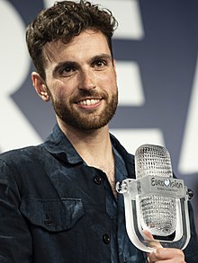 Photo de Duncan Laurence, gagnant du Concours.