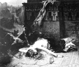 La mort de Jézabel, 1888