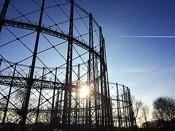 Nos. 4 and 5 Gasholders, Kelvindale, Glasgow, 1893[38]