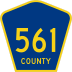 County Route 561 marker