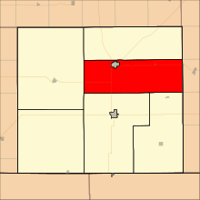 Map highlighting Township Number 5, Harper County, Kansas.svg