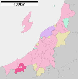 Myōkōn sijainti Niigatan prefektuurissa