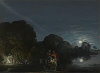 Adam Elsheimer, The Flight into Egypt c. 1609