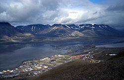 Longyearbyen látképe