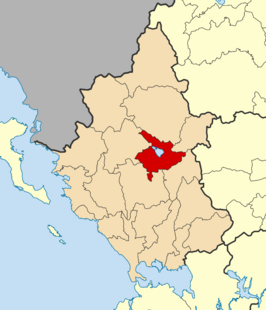 Kaart van Ioannina