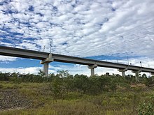 Springfield railway line viaduct