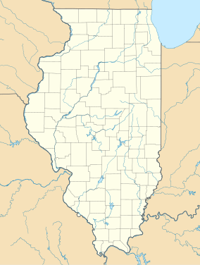 Map showing the location of Crab Orchard Wilderness