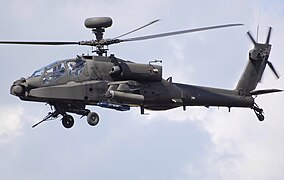 Helicóptero de ataque Westland WAH-64 Apache.