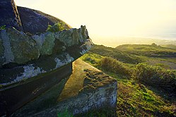 Ruins of Battery 244 overlooking Pacifica at Milagra Ridge