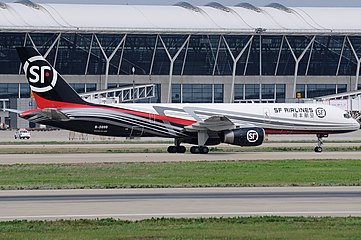 SF Airlines Boeing 757-21B(SF) at Shanghai Pudong International airport