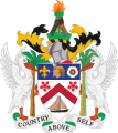 Coat of arms of Saint Kitts and Nevis