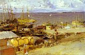 Arkhangelsk Port on the Dvina. 1894