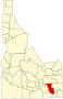 Comitatul Bannock map