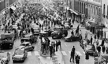 Dagen "H", högertrafiken den 3 september 1967