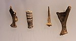 Aurignacian Culture incised animal bones, Hayonim Cave, 28000 BP.