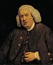 Samuel Johnson na obrazu od Joshuy Reynoldse; kolem 1772