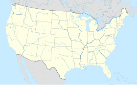 Njuburg na mapi Sjedinjenih Država