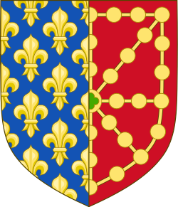 Ludvig X av Frankrikes våpenskjold