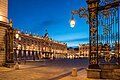 Golden gate in the Place Stanislas