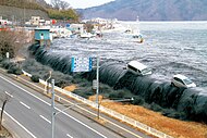Tsunami saat Gempa bumi dan tsunami Tōhoku 2011