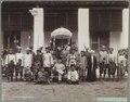 Image 63Photo of Sultan Ahmad Muʽazzam and his courtiers. Many years after the precolonial period. c. 1900. (from History of Malaysia)