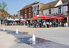 Kingsbury Square in Aylesbury