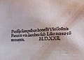 Colophon d'un texte de 1522.