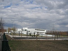 Un bâtiment de l'université.