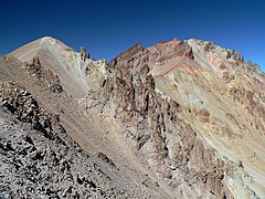 The major ridge and summit of Mount Erciyes