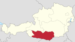 Carinzia – Localizzazione