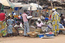 Market Scene in Gaoua