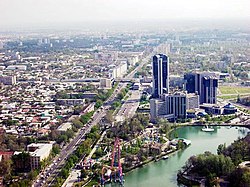 Aerial view of Tashkent