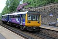 A Northern Rail Class 142 at the station.