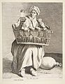 "Brandy Seller" from Études prises dans le bas peuple ou les Cris de Paris, 1746