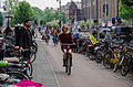 Image 32Safe from traffic for cycling along a fully segregated Fietspad, properly designed cycling infrastructure in Amsterdam (from Road traffic safety)