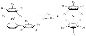 Linkage isomerism in the decaphenylferrocene, [(η5-C5Ph5)2Fe], system