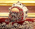 Skull relic of Saint Leopold, the founder of Klosterneuburg Abbey