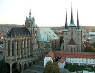 Erfurt Cathedral and St. Severus Church in Erfurt