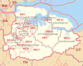 ME postcode area map