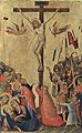 "Raspeće", tempera na drvu, dimenzije 24,4 x 15,5 Kraljevski muzej lijepih umjetnosti u Antwerpenu, 1333.