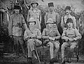 Townshend (midden) en Khalil Pasha (rechts) na de val van Koet