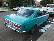 Rear view of Toyota Corona Mark II coupe (pre-facelift)