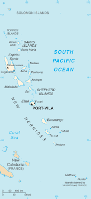 Vanuatu - Mappa