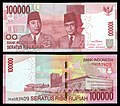 File:100000 rupiah bill, 2011 revision (2013 date), processed, obverse+reverse.jpg