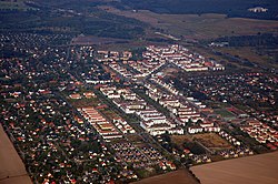 aerial view of the quarter