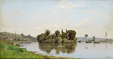 Paysage de rivière.