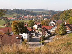 Osterzell seen from the southeast