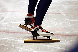 Patines sobre hielo para competiciones de velocidad