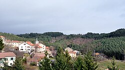 Skyline of Saint-Jean-Roure