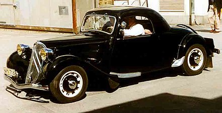 Coupé modèle 1938.